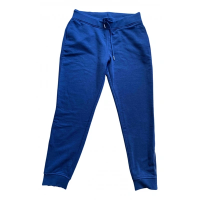 Pre-owned Tommy Hilfiger Trousers In Navy