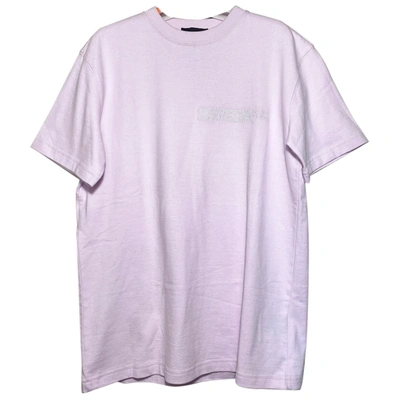 Pre-owned Calvin Klein 205w39nyc T-shirt In Pink