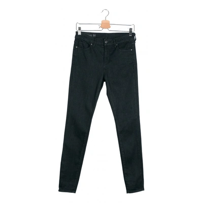 Pre-owned Emporio Armani Slim Jeans In Anthracite