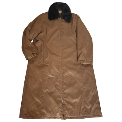 Pre-owned Elena Miro' Coat In Brown