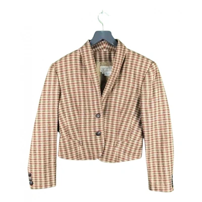 Pre-owned Gucci Wool Blazer In Brown