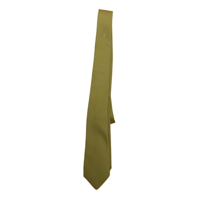 Pre-owned Frankie Morello Tie In Green