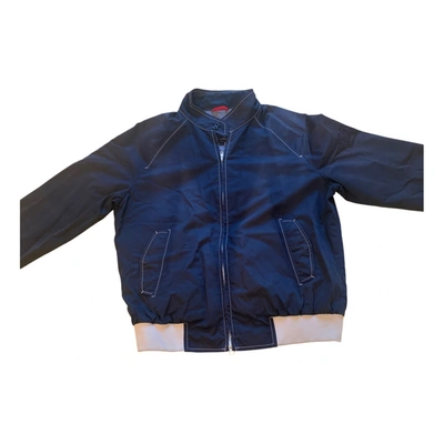 Pre-owned Fay Cloth Coat In Blue