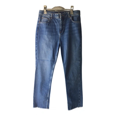 Pre-owned Boden Straight Jeans In Blue