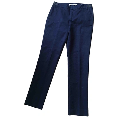 Pre-owned Nice Things Straight Pants In Blue