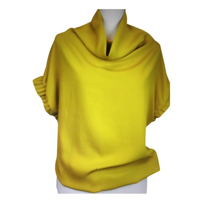 Pre-owned P.a.r.o.s.h Blouse In Yellow