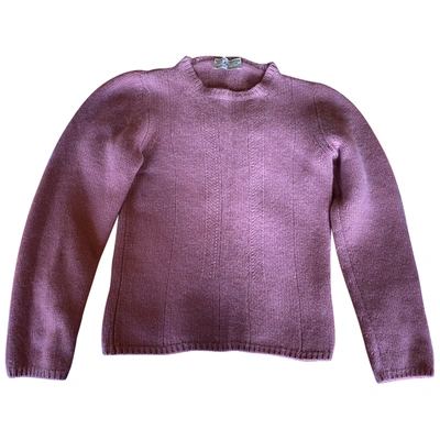 Pre-owned Luciano Barbera Cashmere Jumper In Pink
