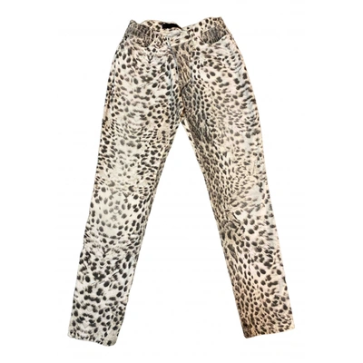 Pre-owned Just Cavalli Trousers In Brown