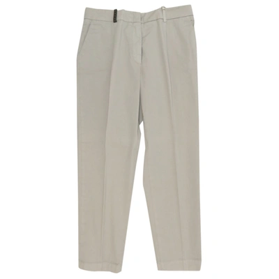 Pre-owned Peserico Chino Pants In Beige