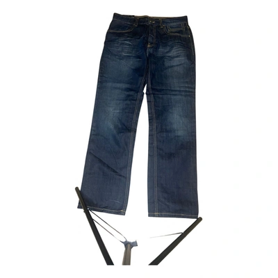 Pre-owned Strenesse Straight Jeans In Blue