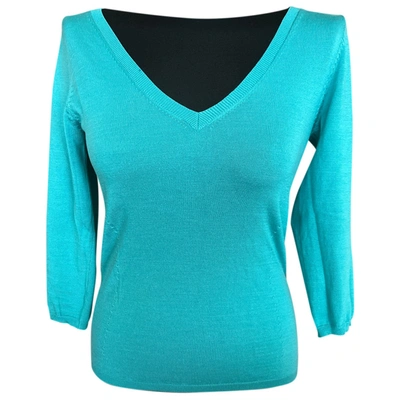 Pre-owned P.a.r.o.s.h Jumper In Turquoise