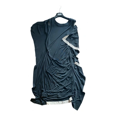 Pre-owned Vionnet Silk Maxi Dress In Black