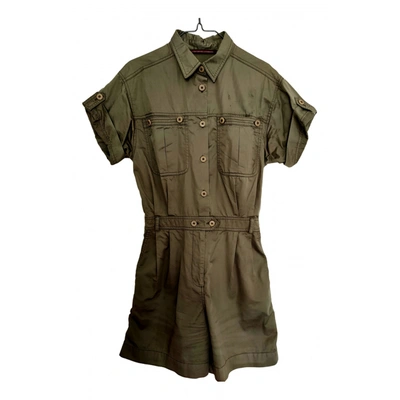 Pre-owned Comptoir Des Cotonniers Jumpsuit In Khaki