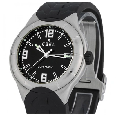 Pre-owned Ebel Sportwave Watch In Black