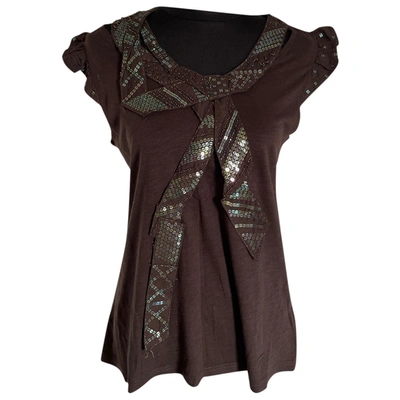 Pre-owned Kenzo Tunic In Brown
