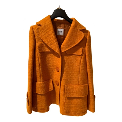 Pre-owned Moschino Cheap And Chic Wool Jacket In Yellow