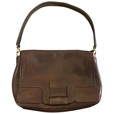 Pre-owned Orla Kiely Leather Handbag In Brown