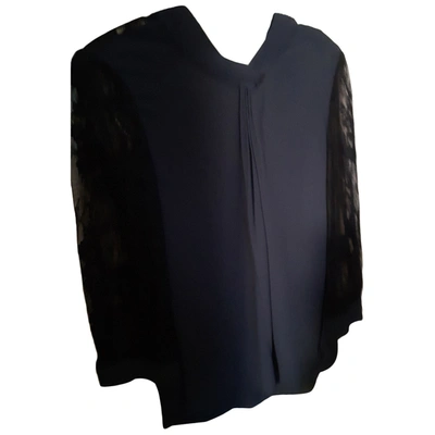 Pre-owned Alice By Temperley Blue Viscose Top