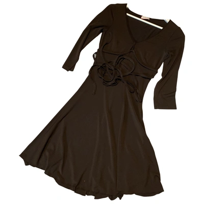 Pre-owned Max & Co Mini Dress In Brown