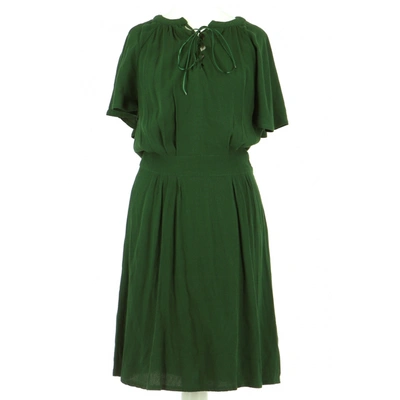 Pre-owned Sessun Dress In Green
