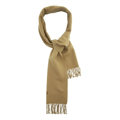Pre-owned Polo Ralph Lauren Wool Scarf In Brown