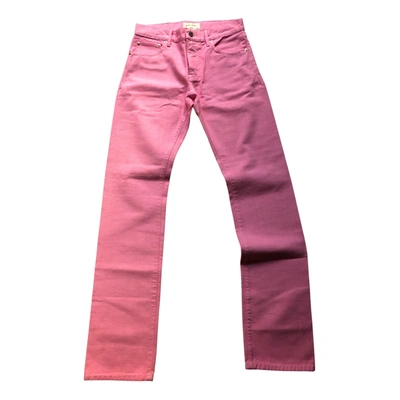 Pre-owned Holiday Boileau Trousers In Pink