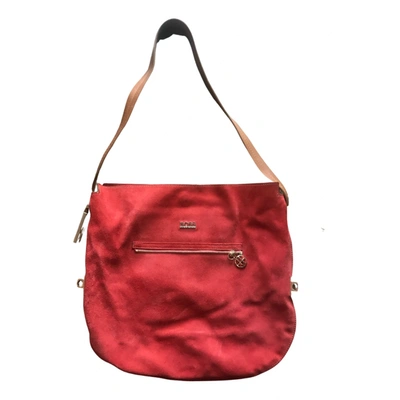Pre-owned Hugo Boss Handbag In Red