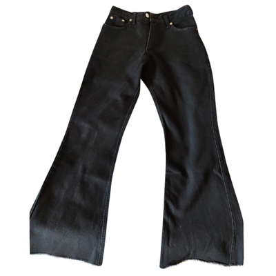 Pre-owned American Vintage Bootcut Jeans In Black