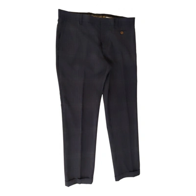 Pre-owned Vivienne Westwood Wool Trousers In Multicolour