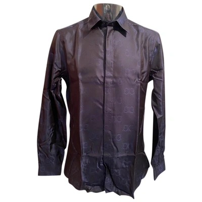 Pre-owned Class Cavalli Shirt In Blue