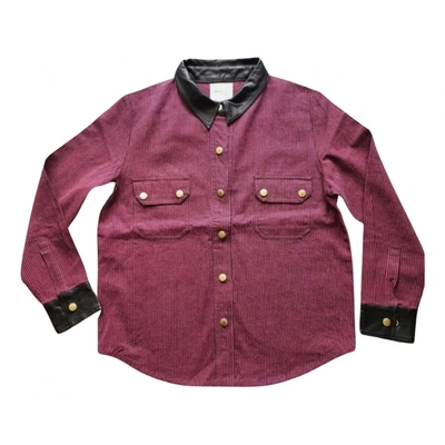 Pre-owned Laurence Dolige Shirt In Burgundy