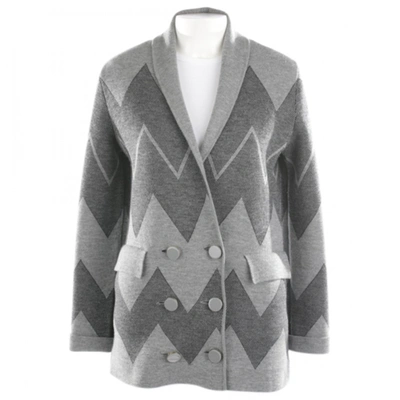 Pre-owned Emporio Armani Wool Blazer In Grey