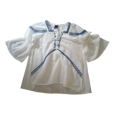 Pre-owned Pinko Blouse In White