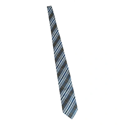 Pre-owned Borsalino Silk Tie In Blue