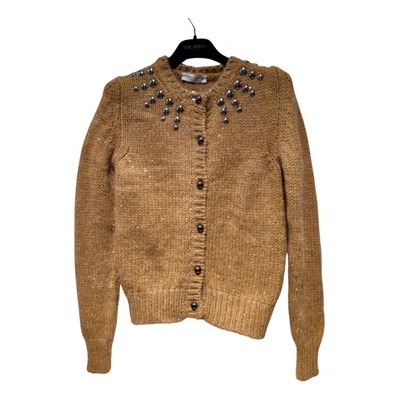 Pre-owned Roberto Collina Wool Cardigan In Camel