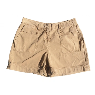 Pre-owned Tommy Hilfiger Beige Cotton Shorts