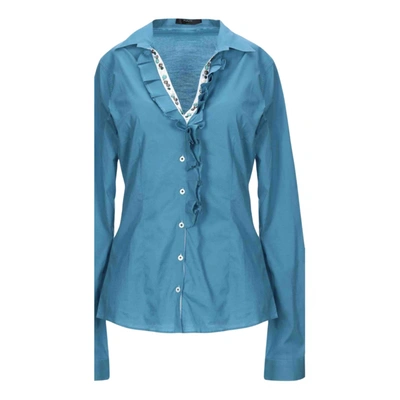 Pre-owned Aglini Shirt In Turquoise
