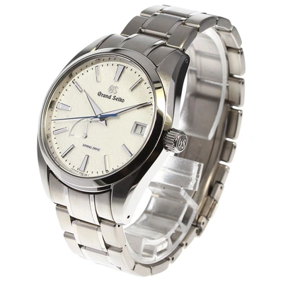 Pre-owned Grand Seiko Watch In White