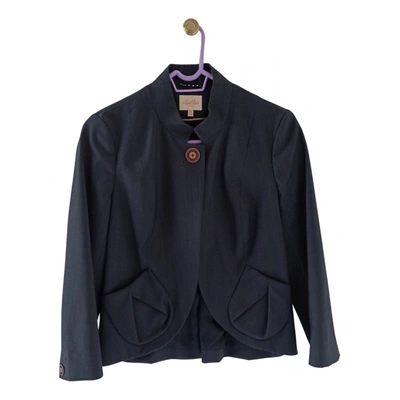 Pre-owned Whistles Blazer In Blue
