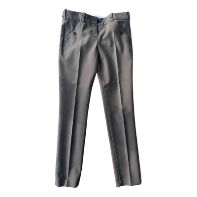 Pre-owned Massimo Dutti Carot Pants In Brown