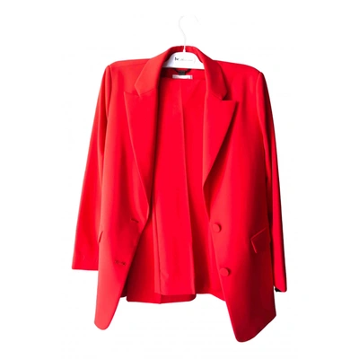 Pre-owned Blumarine Red Polyester Jacket