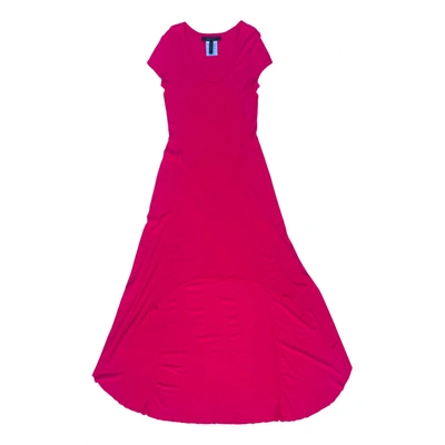 Pre-owned Bcbg Max Azria Maxi Dress In Pink