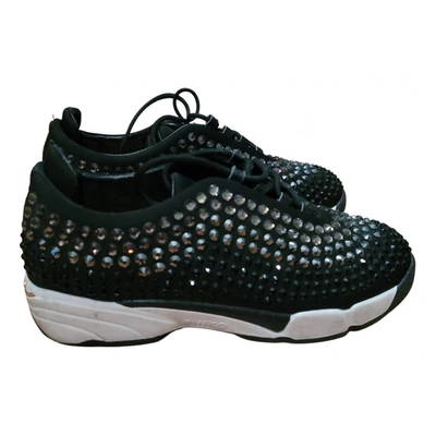 Pre-owned Pinko Trainers In Black