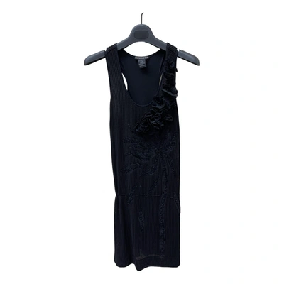 Pre-owned Vivienne Tam Mini Dress In Black