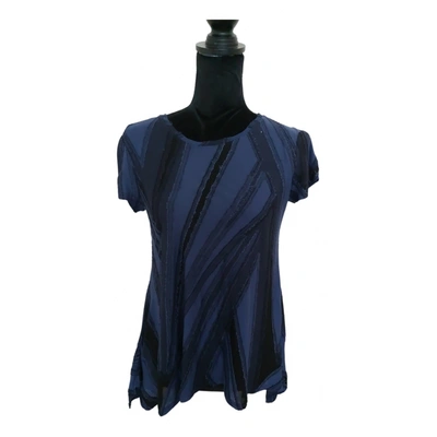 Pre-owned Vera Wang T-shirt In Blue