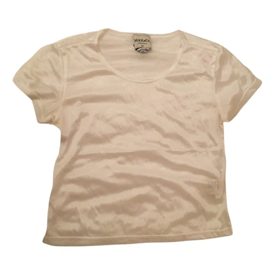 Pre-owned Max & Co Top In White