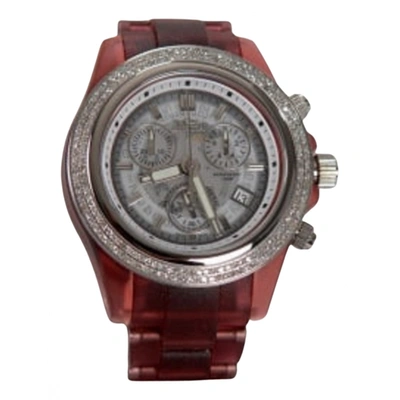 Pre-owned Invicta Watch In Burgundy
