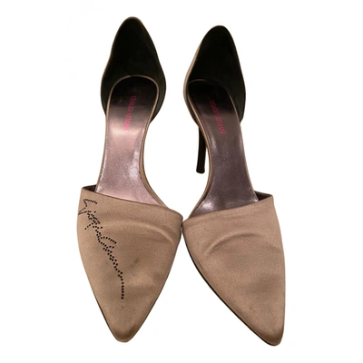 Pre-owned Giorgio Armani Heels In Brown