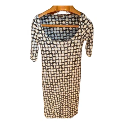 Pre-owned Maliparmi Mini Dress In Beige