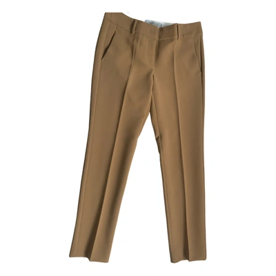 Pre-owned Marella Chino Pants In Camel